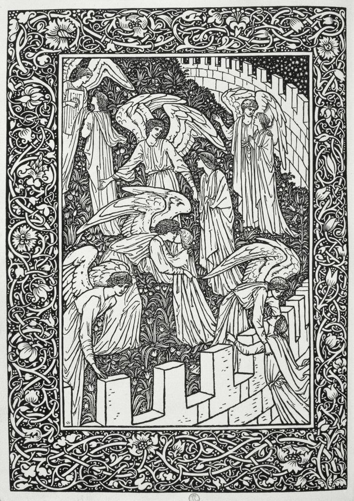 William Morris - Angels behind